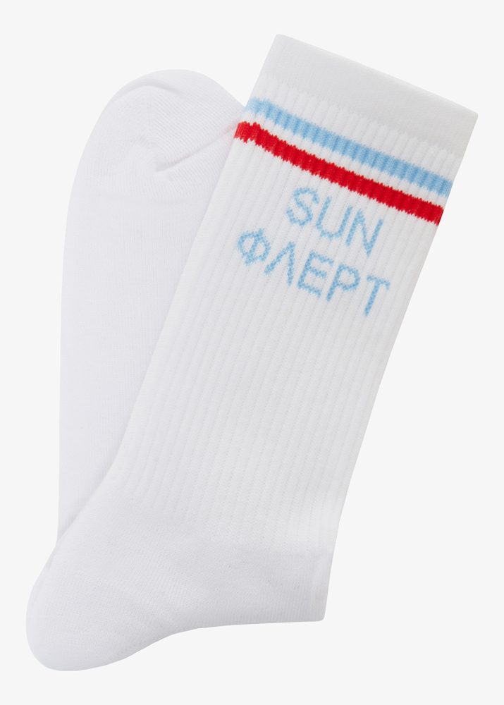 SUN SOCKS WHITE