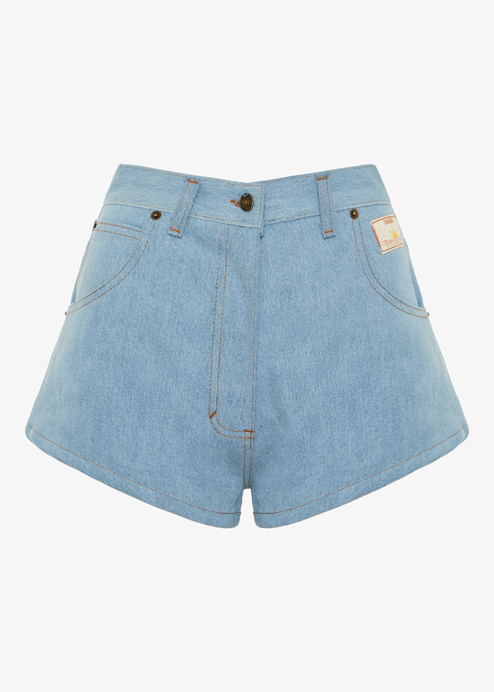 DENIM MINI SHORTS