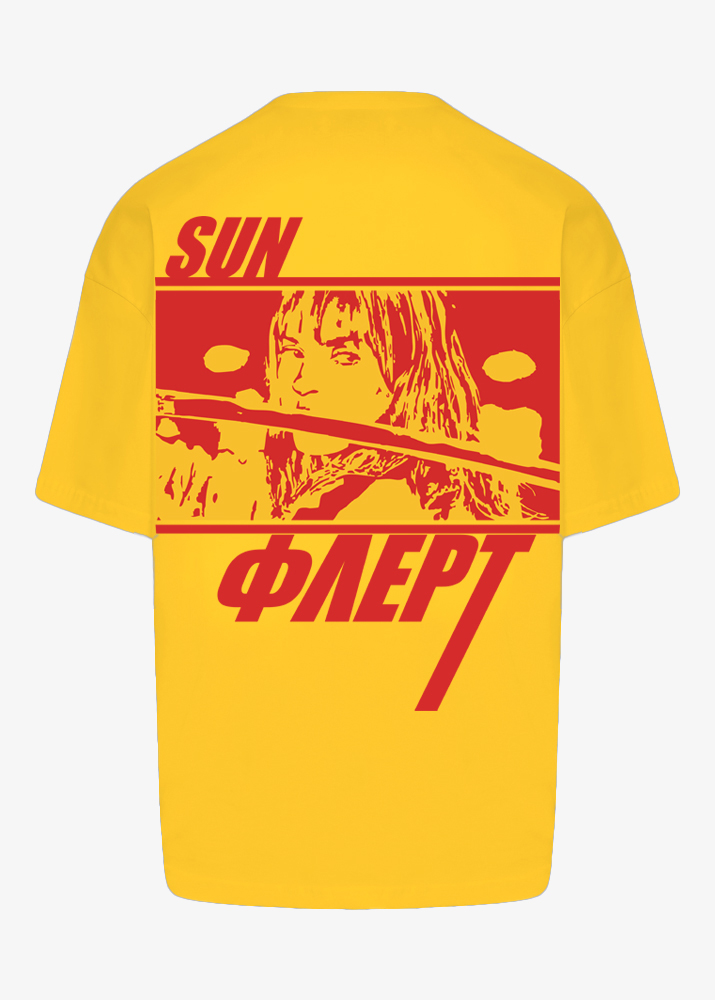 YELLOW KILL BILL OVERSIZED T-SHIRT