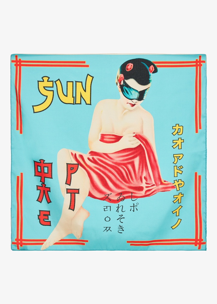 SUN KINKY SATIN SCARF