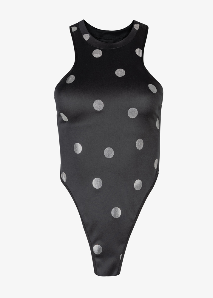 POLKA-DOT BODYSUIT