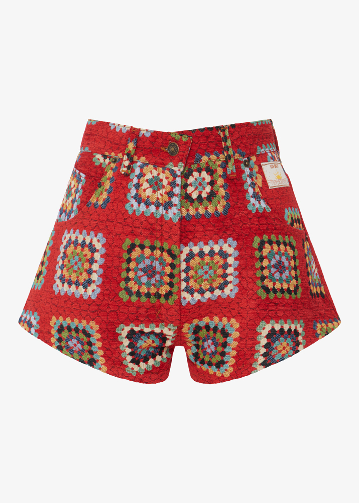CROCHET MINI SHORTS