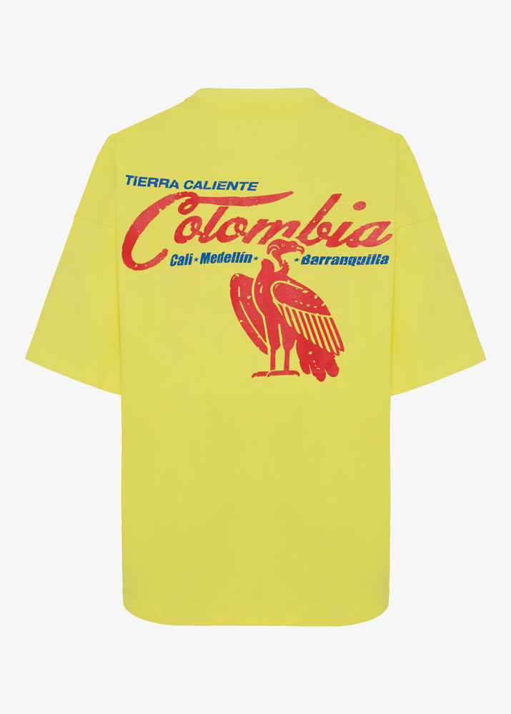 YELLOW COLOMBIA OVERSIZED T-SHIRT