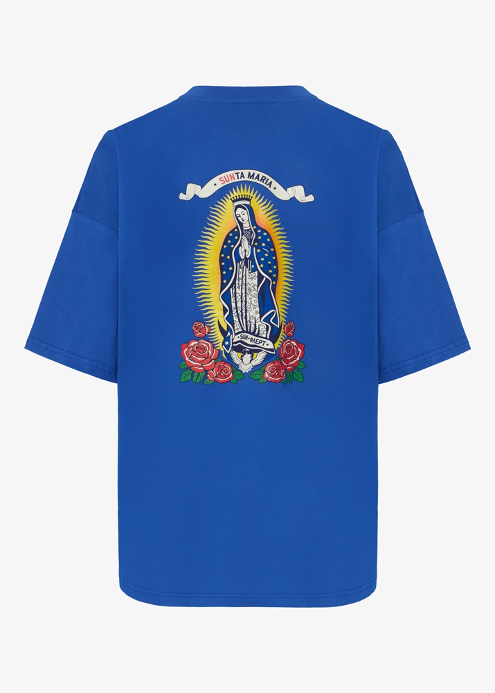 BLUE SUNTA MARIA OVERSIZED T-SHIRT