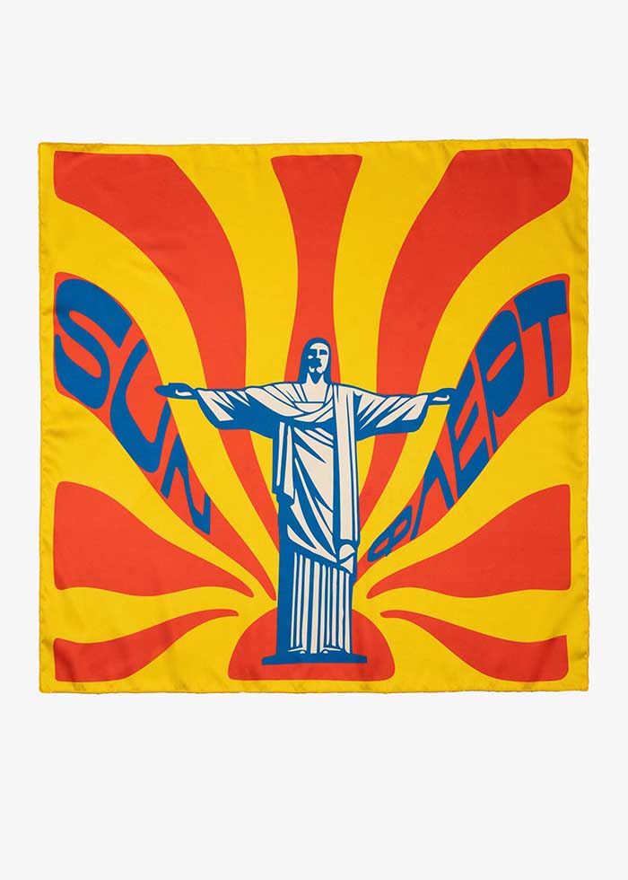 RED JESUS SCARF