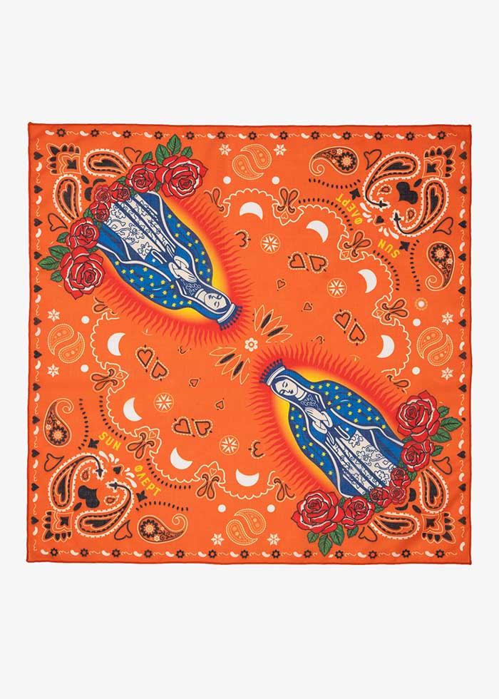 ORANGE SUNTA MARIA SCARF