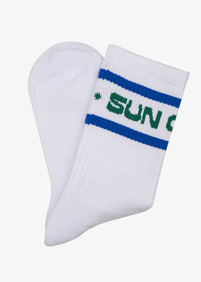 SUN SOCKS WHITE BRAZIL