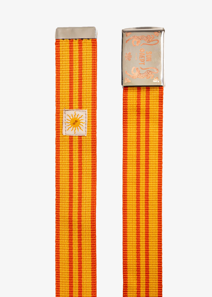 MILITARY BELT ORANGE