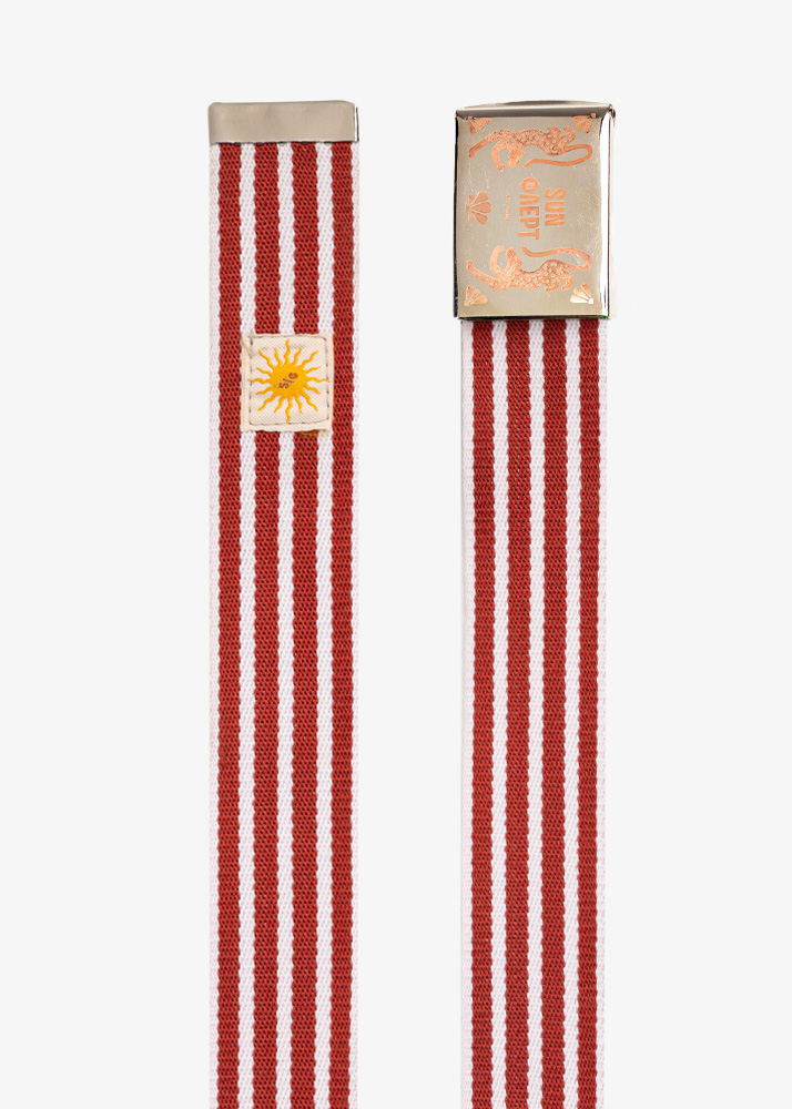 MILITARY BELT RED