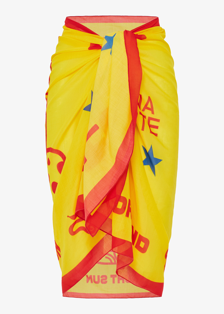 YELLOW LEOPARD PAREO