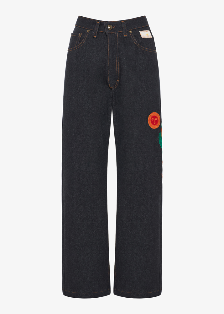 CACTUS WIDE-LEG JEANS