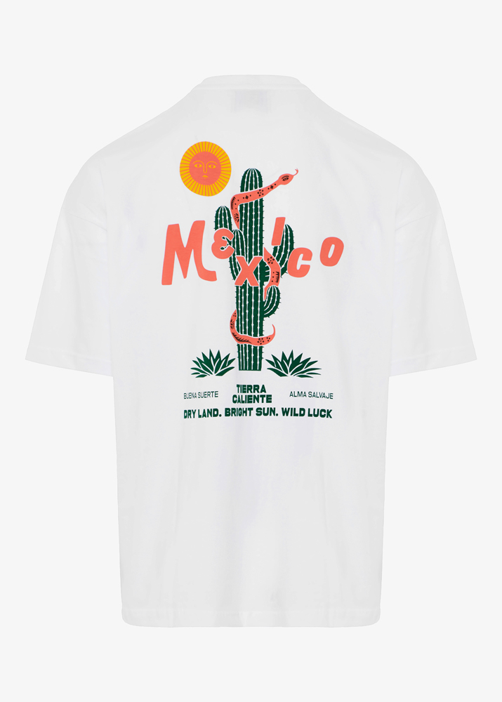 WHITE MEXICO OVERSIZED T-SHIRT