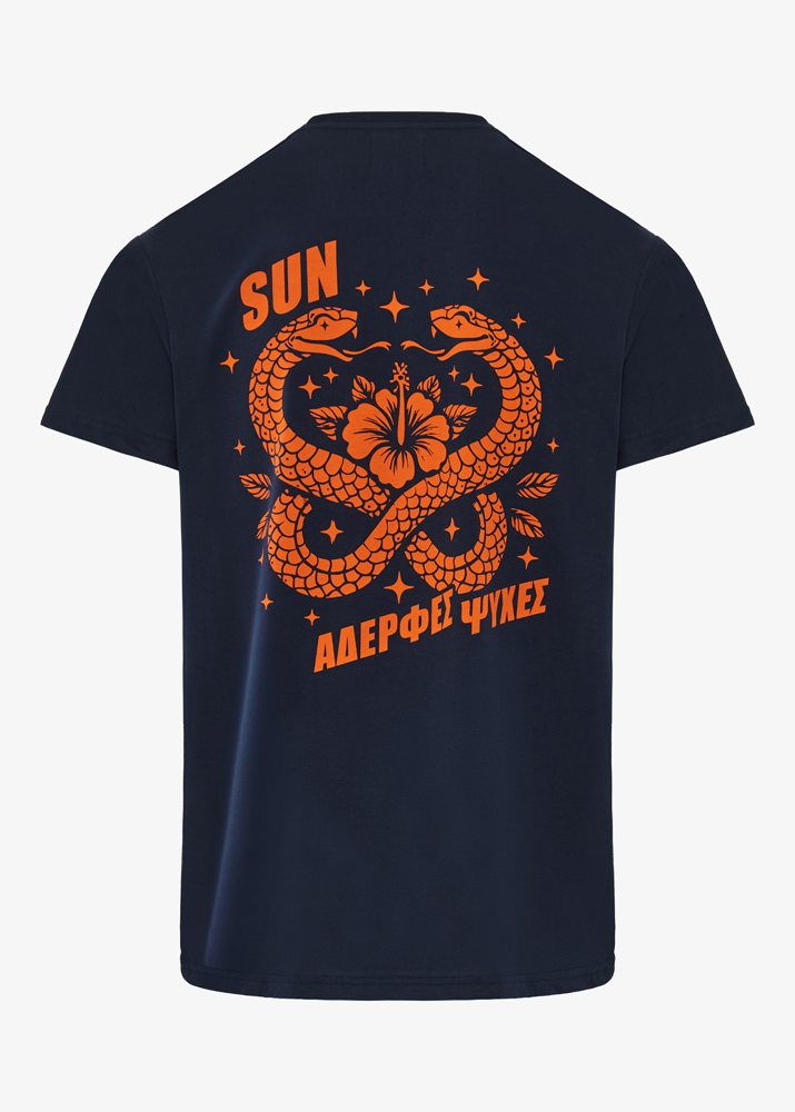 NAVY BLUE SUN ΑΔΕΡΦΕΣ ΨΥΧΕΣ T-SHIRT
