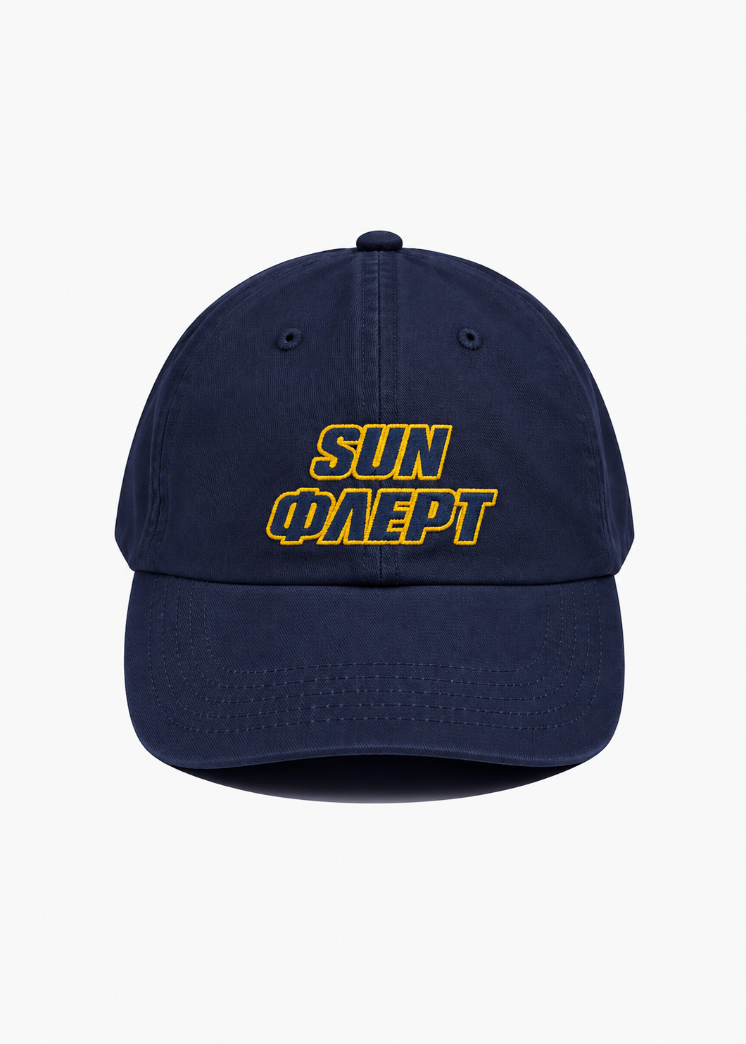 NAVY BLUE SUN ΦΛΕΡΤ CAP